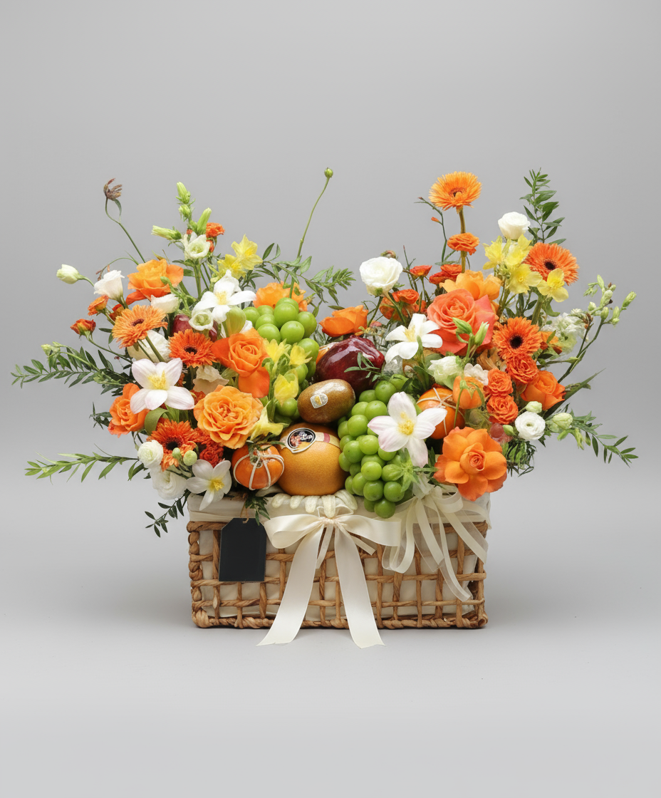 Flower Fruit Basket