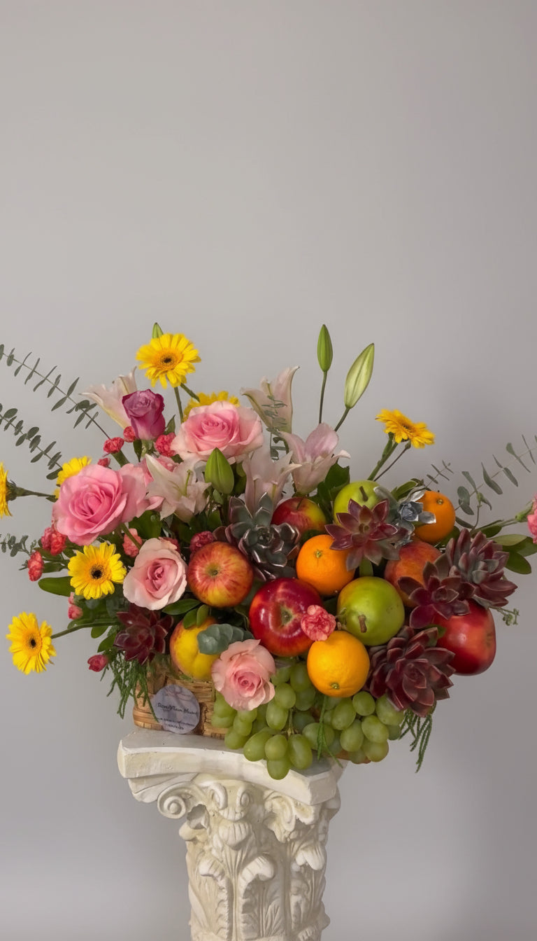 Flower Fruit Basket
